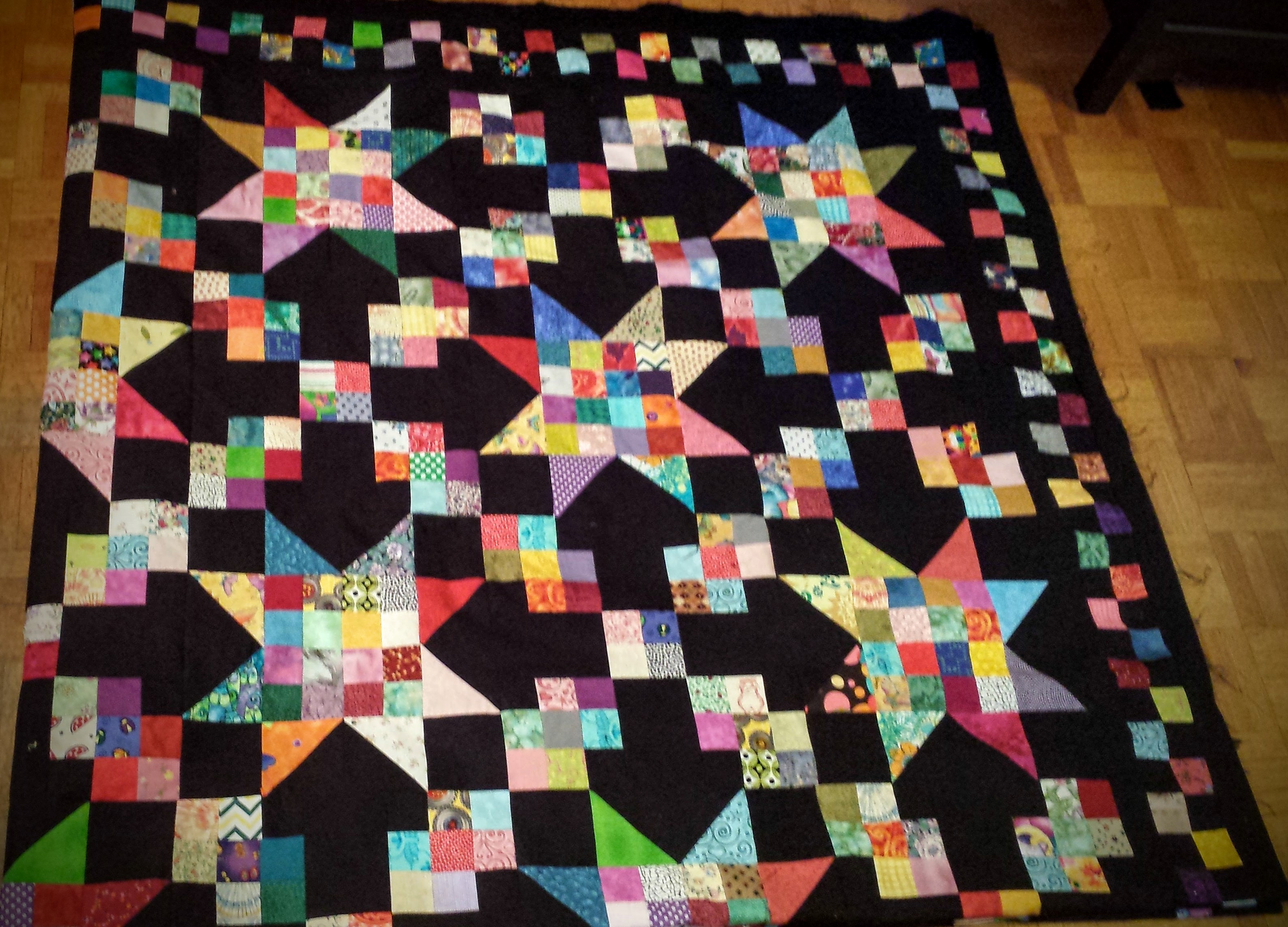 Calico Rose Quilt with borders