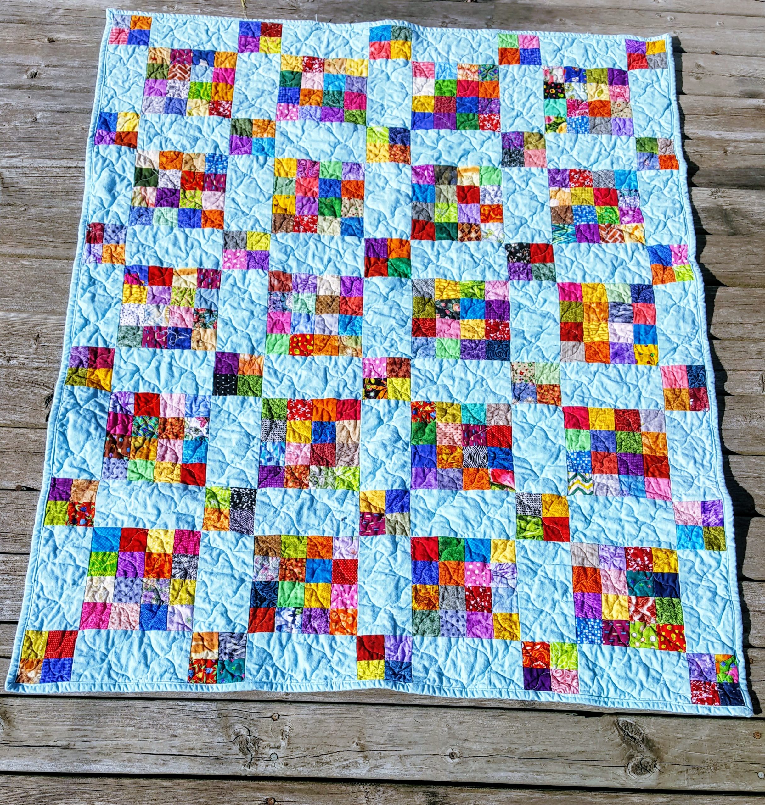 big and little patch quilt