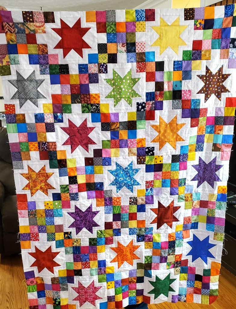 Irish star Lap Quilt